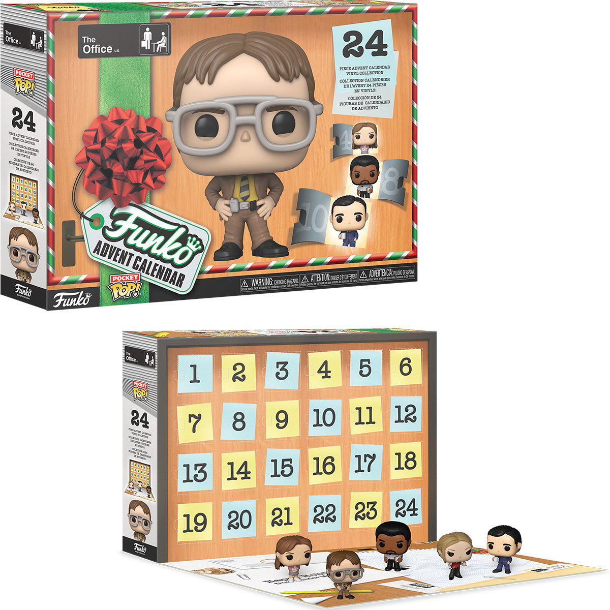The Office Funko Pop! Advent Calendar - 24 Days of Holiday Collectibles - Perfect for Christmas Countdown & Gifts for Fans