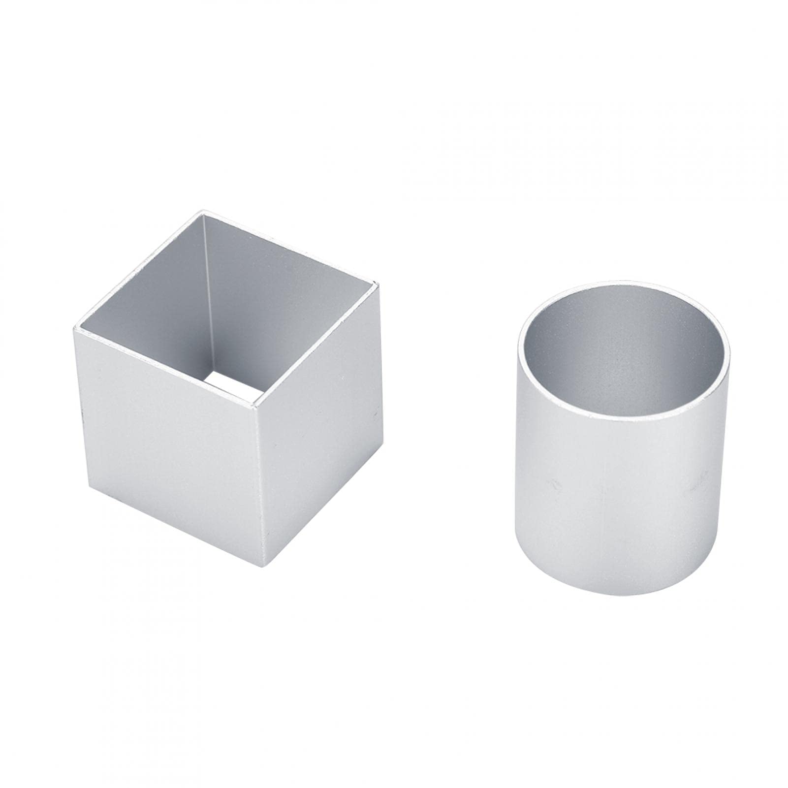AUNMAS 3D Metal Cube Cake Mold - Aluminum Alloy Three-Layer Rotating Mousse Cake Pan for Baking, Dessert Making & Party Decorations | Perfect for Birthdays, Weddings & Special Occasions