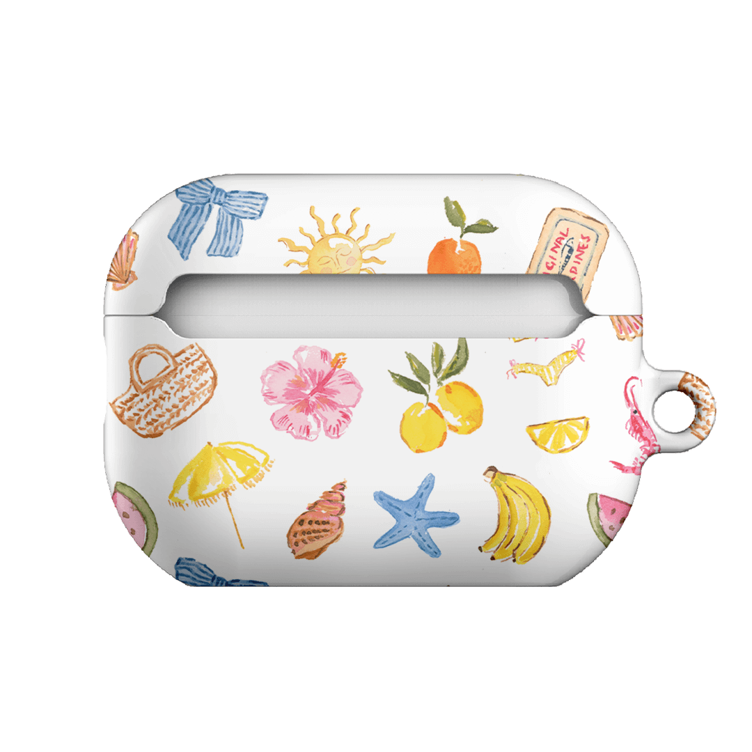 Premium AirPods Pro Case with Summer Icons - Shockproof Protective Cover for Apple AirPods Pro (2019/2021/2022) - Perfect for Travel, Workout & Outdoor Activities