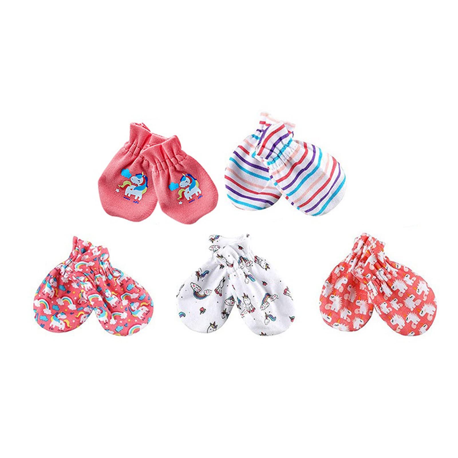 Organic Cotton Baby Bodysuits & Pants Set with Matching Cap & Scratch Mittens - Soft Newborn Clothes for Boys & Girls 0-12 Months | Perfect for Daily Wear, Photo Shoots & Gift Giving