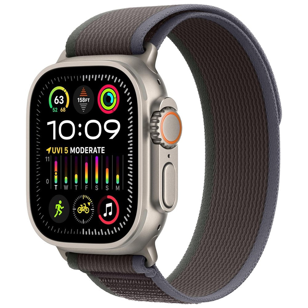 Apple Watch Ultra 2 (49mm) GPS + Cellular Titanium Case - Fully Unlocked Smartwatch for Fitness Tracking & Outdoor Adventures (Renewed) - Perfect for Hiking, Swimming & Daily Wear