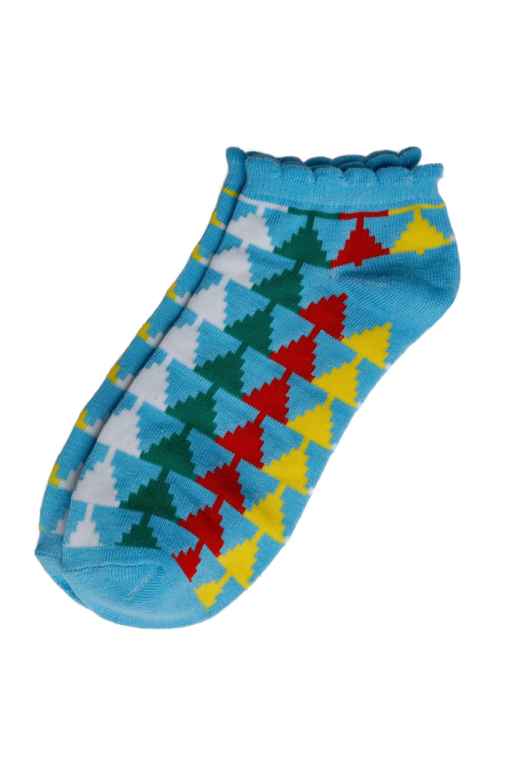 Silky Toes Women's Christmas Ankle Socks 4-Pack - Holiday Gift Set with Gift Box - Cozy Festive Socks for Stocking Stuffers, Secret Santa & Christmas Party Favors