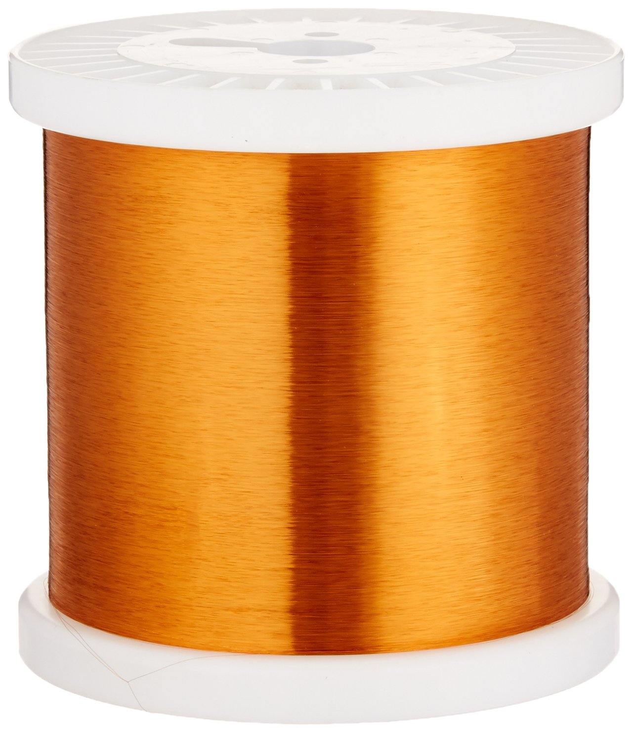 Remington Industries 43HFV 43 AWG Heavy Build Magnet Wire - Heavy Formvar Enameled Copper Wire, Amber Color | Perfect for Transformers, Motors & DIY Electronics Projects