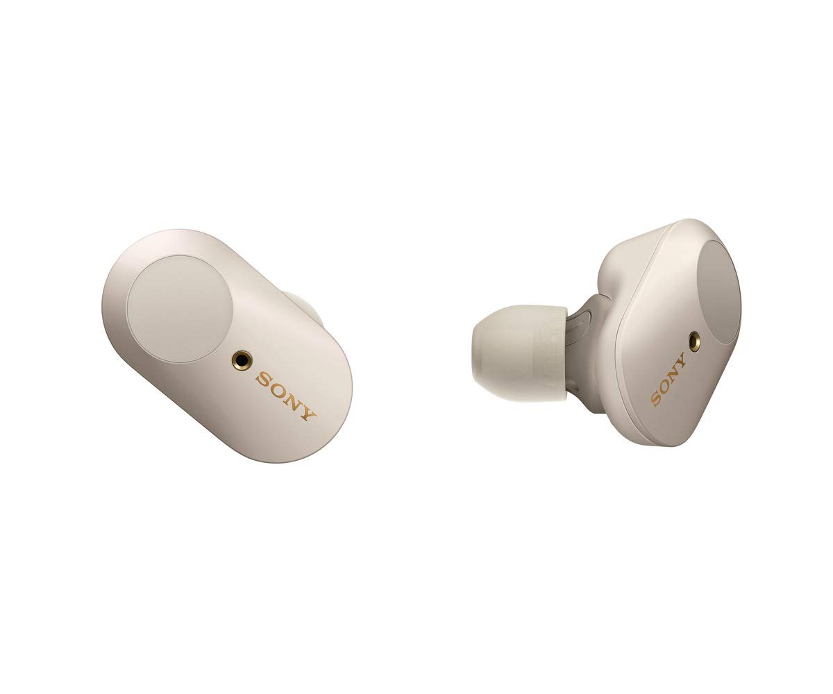 Sony WF-1000XM3 Wireless Earbuds with Industry-Leading Noise Cancellation, Alexa Voice Control & Built-in Mic for Calls - Silver | Perfect for Travel, Workouts & Commuting