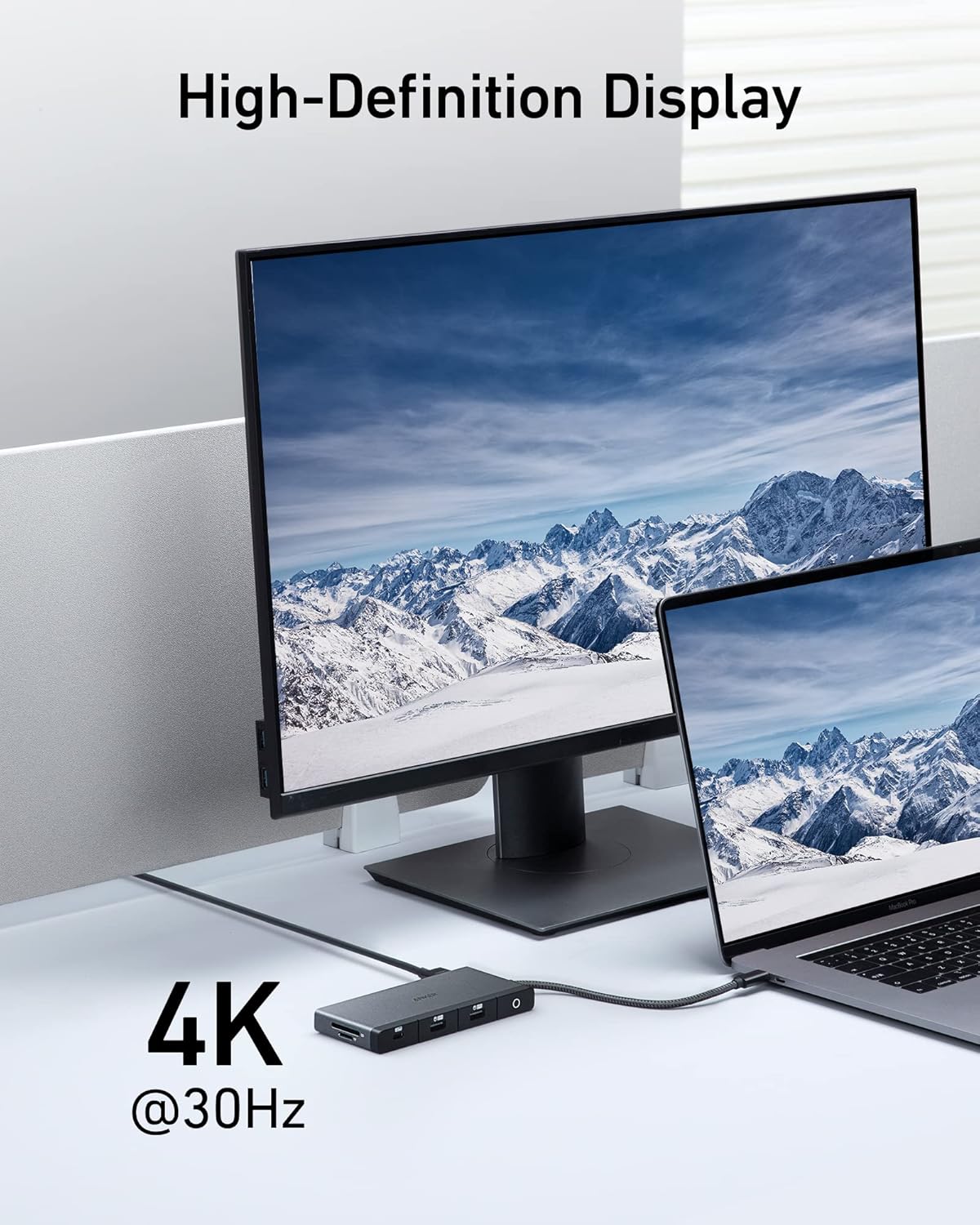 Anker 552 USB C Hub 9-in-1 with 85W Power Delivery, 4K HDMI, Ethernet & SD Card Reader - Compatible with MacBook Pro/Air, Windows Laptops - Perfect for Home Office, Gaming & Video Editing