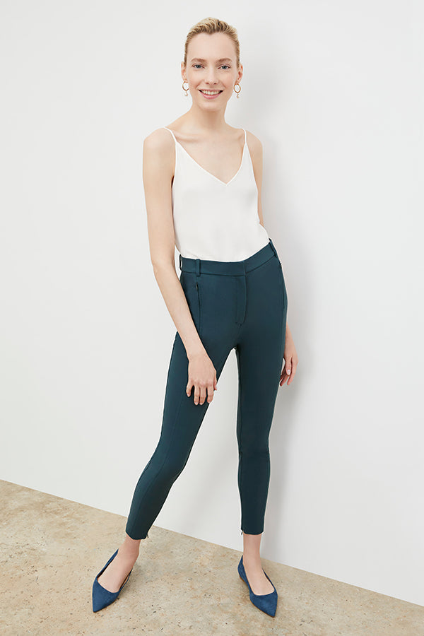 Curie Pant PowerStretch Pro - High-Performance Stretch Pants for Women | Deep Sea Blue | Ideal for Yoga, Running & Outdoor Activities