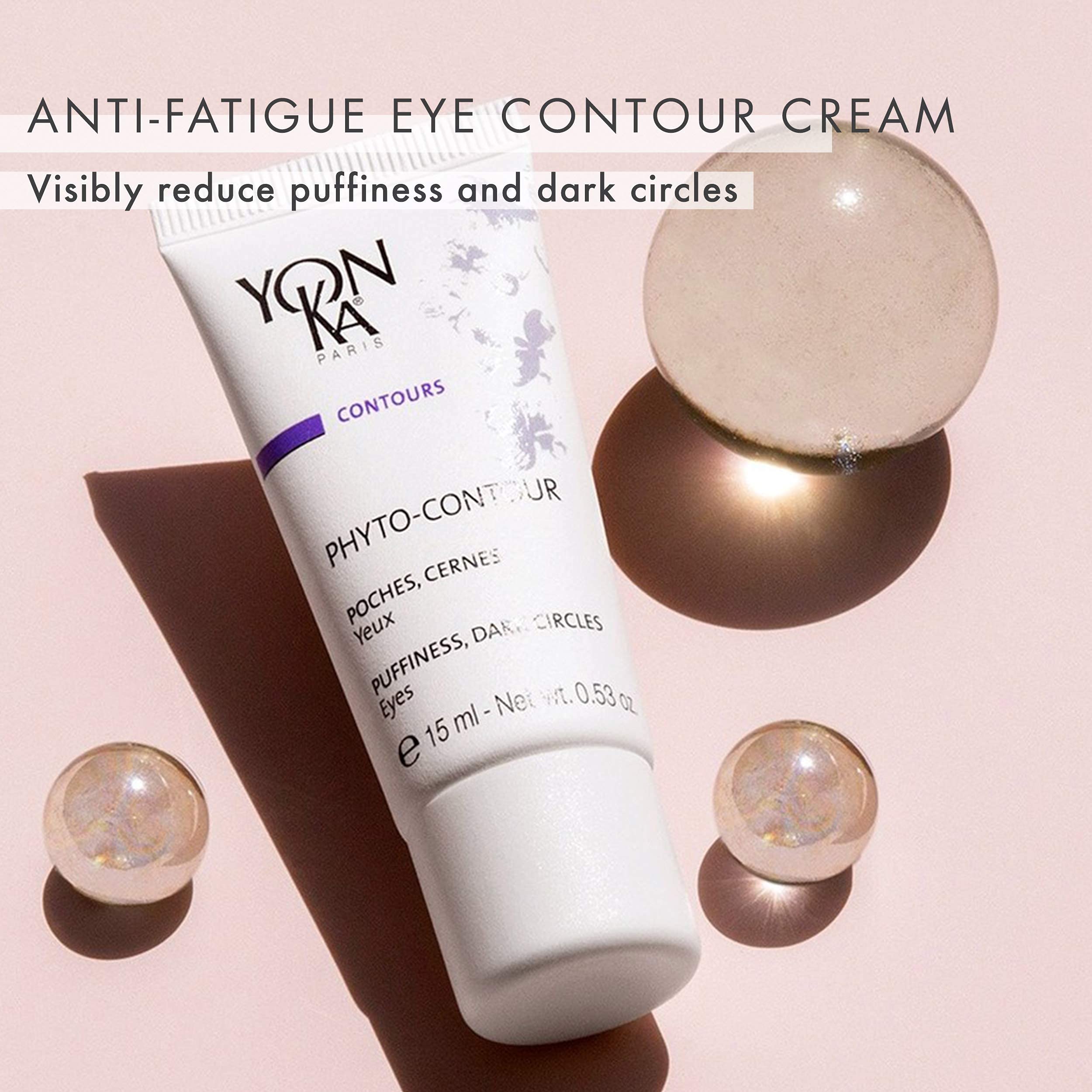 Yonka Anti-Aging Face and Eye Cream Set - Dark Circle Treatment & Hyaluronic Acid Moisturizer for Youthful Skin | Perfect for Night Routine & Travel Skincare