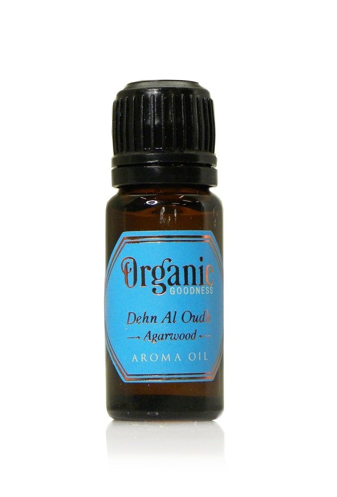 Song of India Organic Aroma Diffuser & Vaporizer Oil - 100% Pure Natural Essential Oil in Amber Glass Bottle (Dehn Al Oudh/Oud) for Home Relaxation, Yoga & Aromatherapy