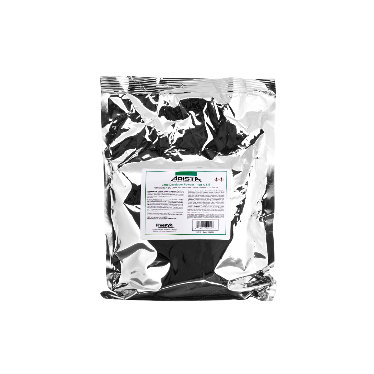 Arista Powder A&B Black and White Film Developer - Professional Photographic Chemicals for Darkroom Processing | Perfect for Film Enthusiasts and Photography Studios
