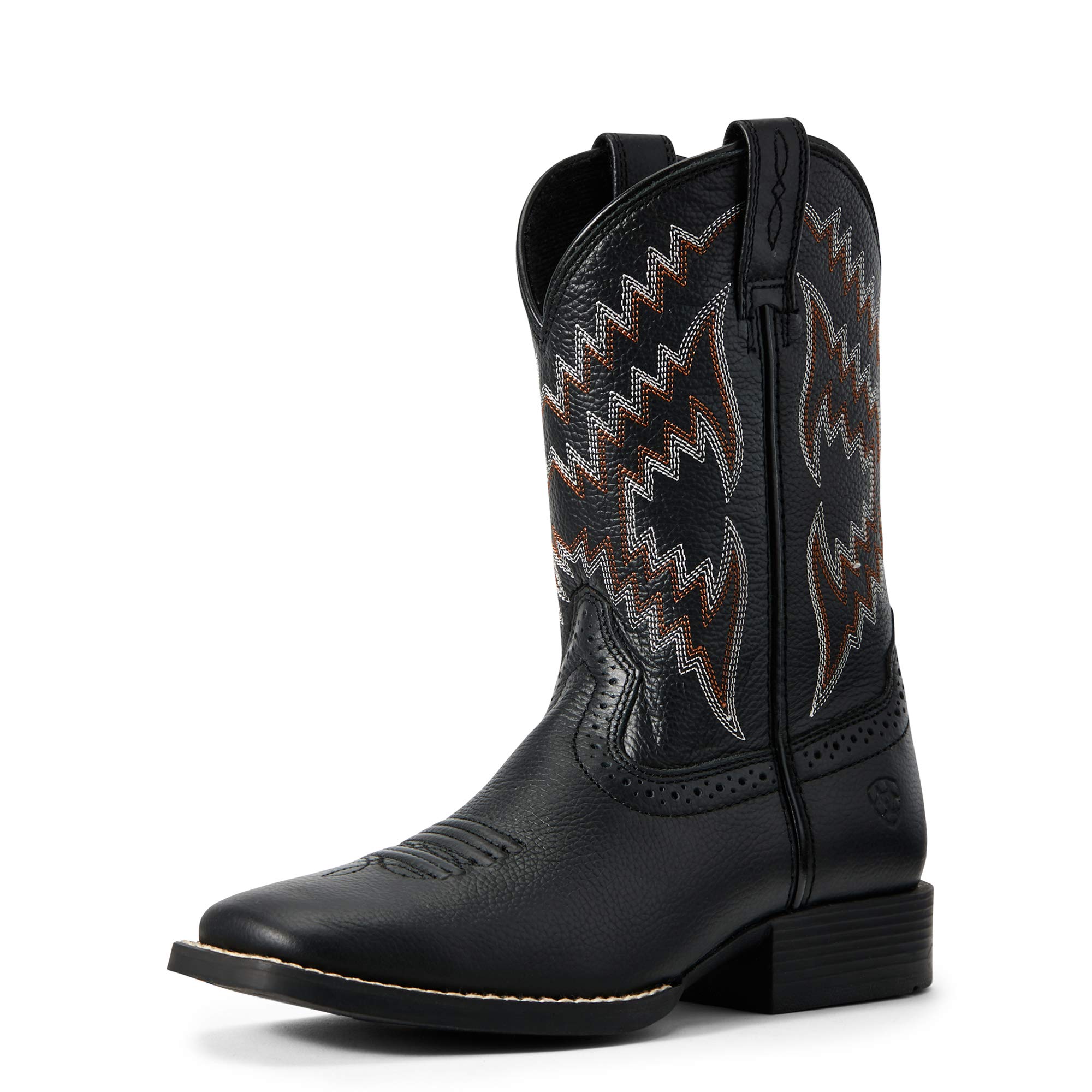 ARIAT Kids' Tycoon Western Boots - Durable Leather Cowboy Boots for Boys & Girls - Perfect for Rodeo, Horse Riding & Western Style Outfits