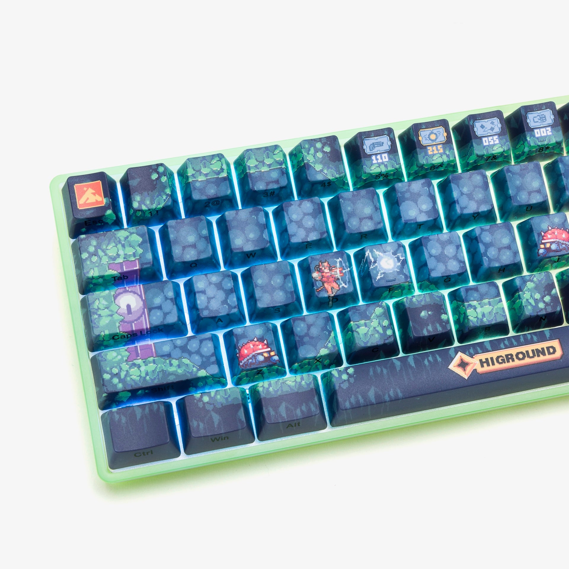 Higround 3 Basecamp 65+ Mechanical Gaming Keyboard - RGB Backlit, Hot-Swappable Switches for PC/Mac - Perfect for Esports, Streaming & Office Work