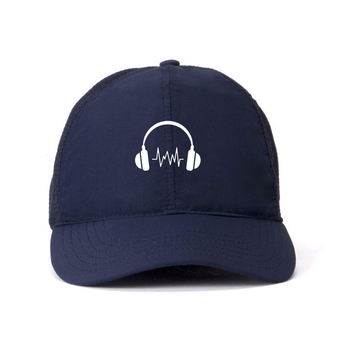Tech Design Headphones Baseball Cap - Embroidered Cotton Adjustable Dad Hat for Men & Women | Perfect for Outdoor Sports, Music Lovers & Fashion Enthusiasts