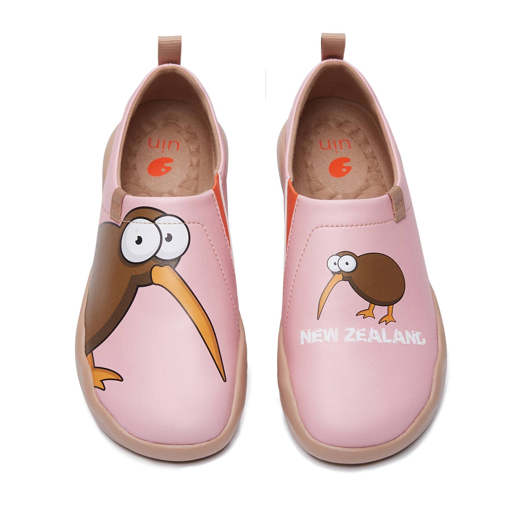 UIN Women's Slip-On Walking Shoes - Lightweight Comfort Loafers for Travel & Casual Wear | Microfiber Fashion Sneakers | Perfect for Daily Commute, City Walks & Weekend Outings