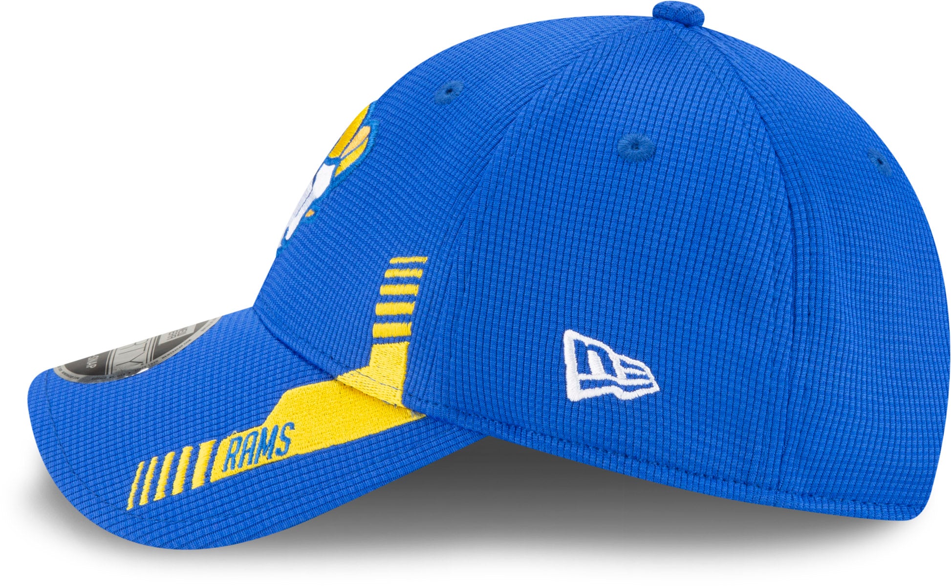 Los Angeles Rams New Era 940 NFL 21 Sideline On-Field Stretch Snapback Cap - Official NFL Hat for Football Games & Fan Gear Collection