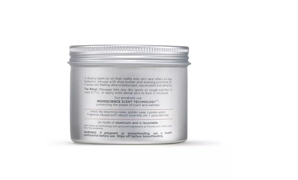 Being Frenshe Melting Body Balm - Desert Rose Scented Moisturizing Balm for Dry Skin - 6 Fl Oz - Perfect for Spa Nights & Self-Care Rituals