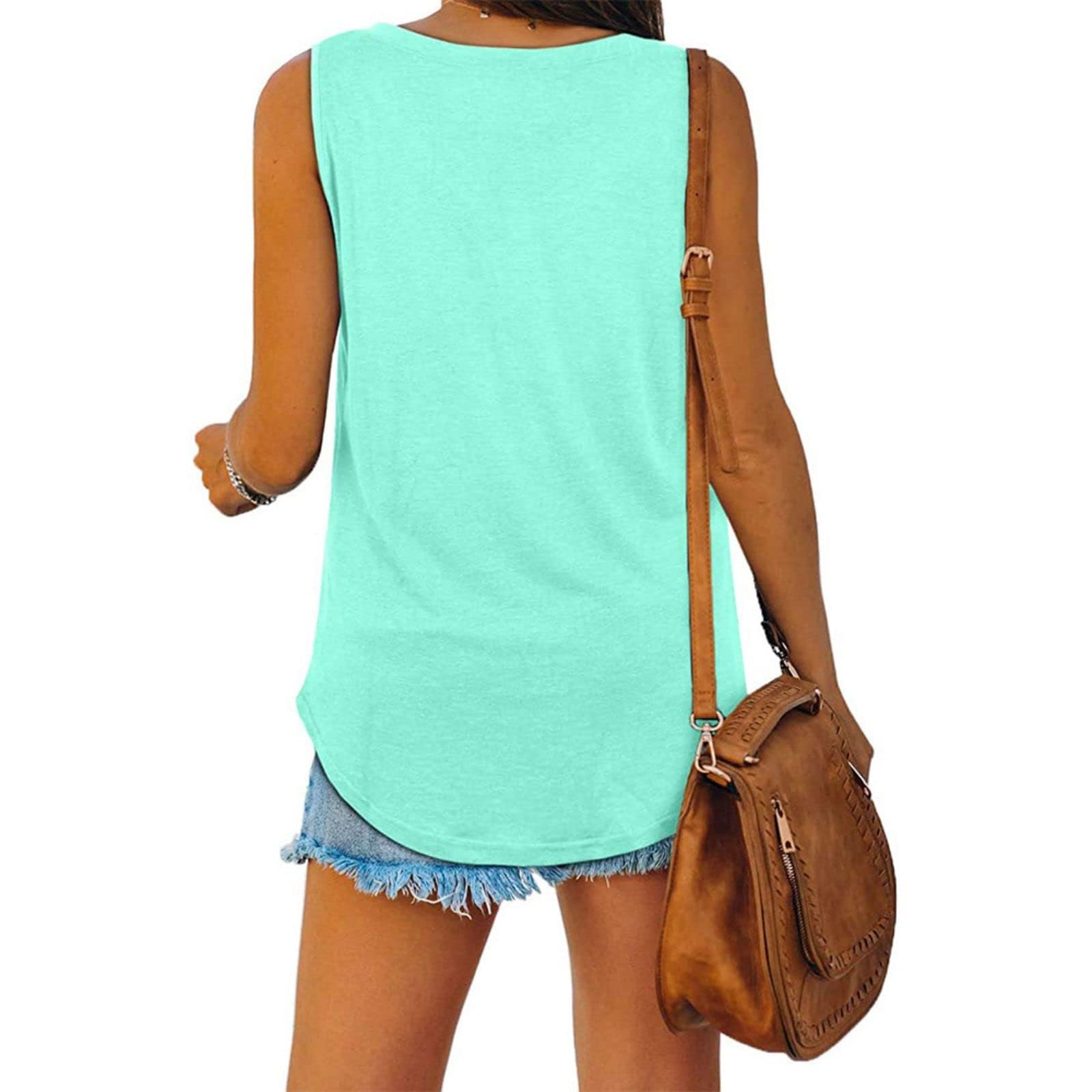 Women's Tank Tops - Summer Workout & Casual Sleeveless Shirts | Athletic Basic Camisole for Gym, Running, Yoga & Everyday Wear | Trendy Blouse Outfits for Going Out