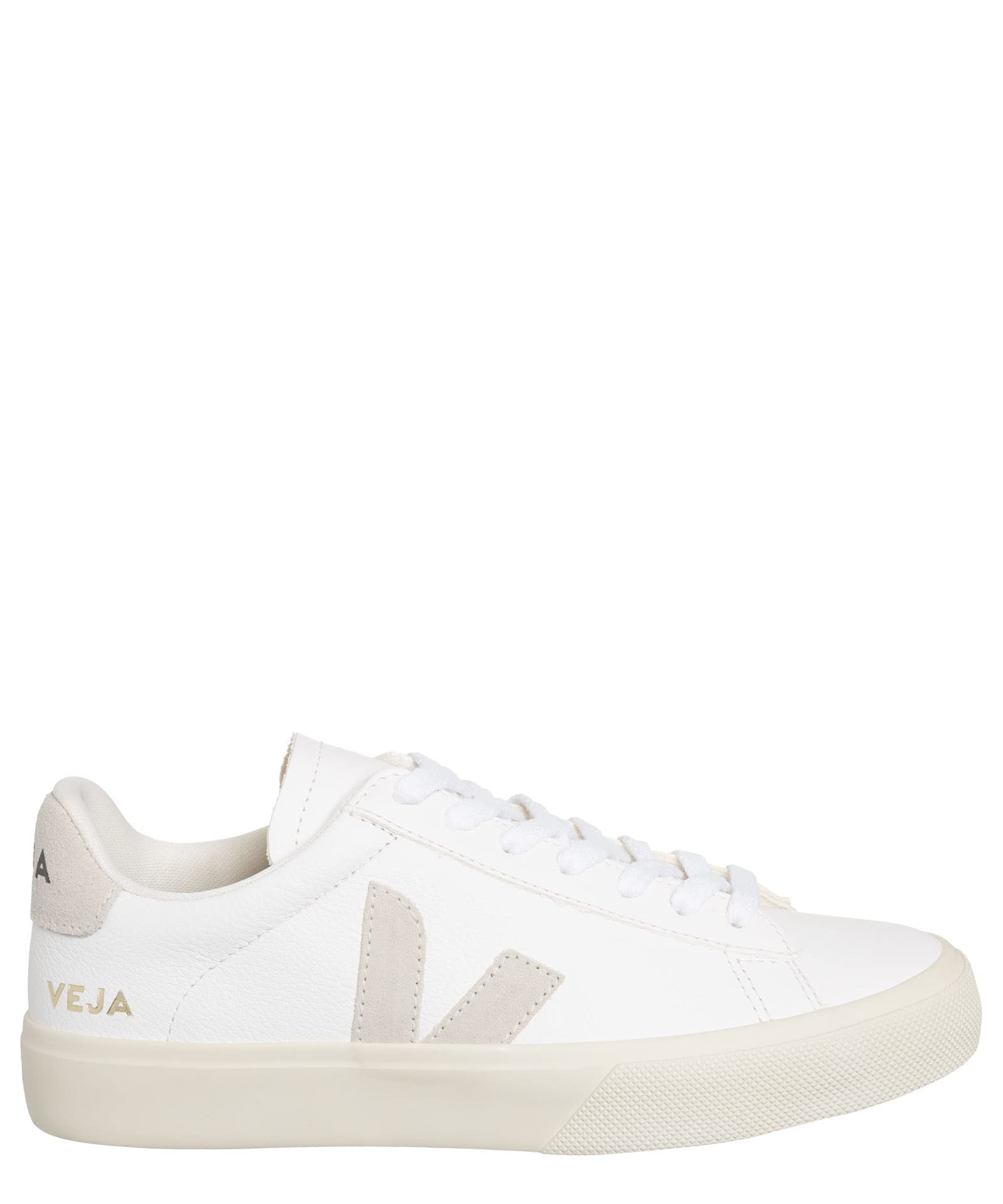 Veja Women's Campo Sneakers - Black & White Leather Sneakers for Women | Eco-Friendly Vegan Shoes | Casual & Workwear Fashion Sneakers for Everyday Comfort