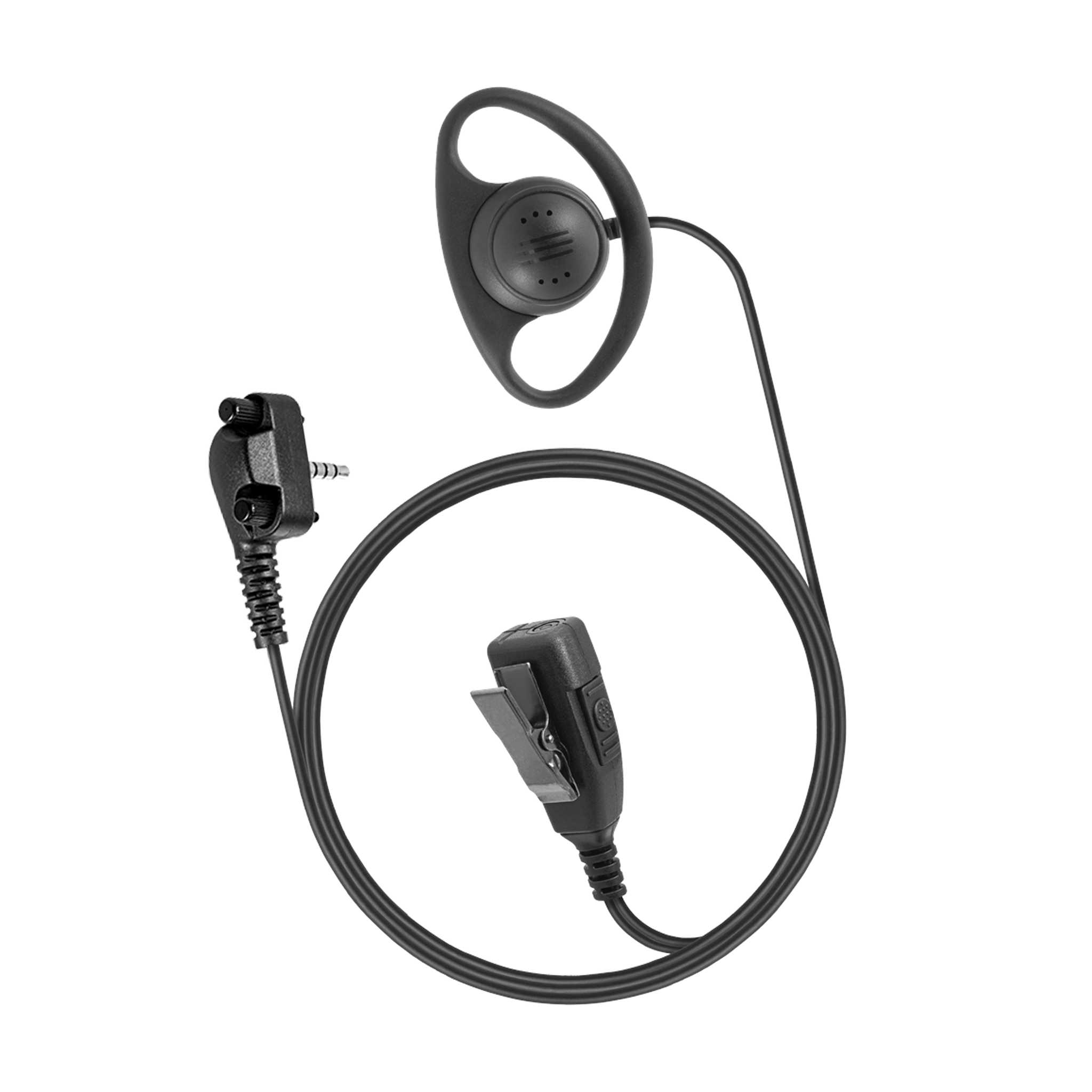 Atlantic Radio DR1WB Y3 (ECO) D Ring 1 Wire Earpiece - Covert Surveillance Earpiece for Security, Law Enforcement & Undercover Operations