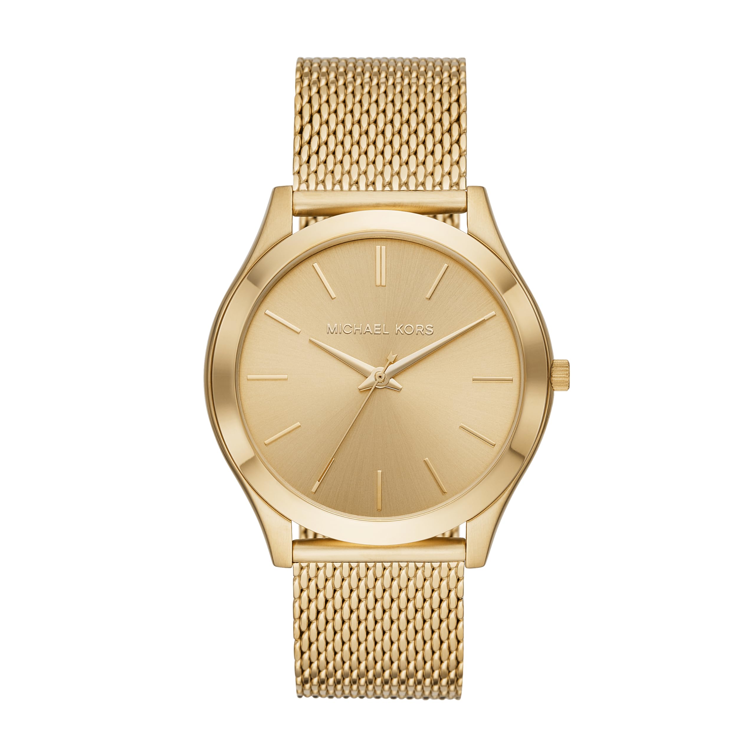 Michael Kors Oversized Slim Runway Men's Watch - Stainless Steel Chronograph Watch for Men with Date Window | Perfect for Business, Casual Wear & Gift Giving