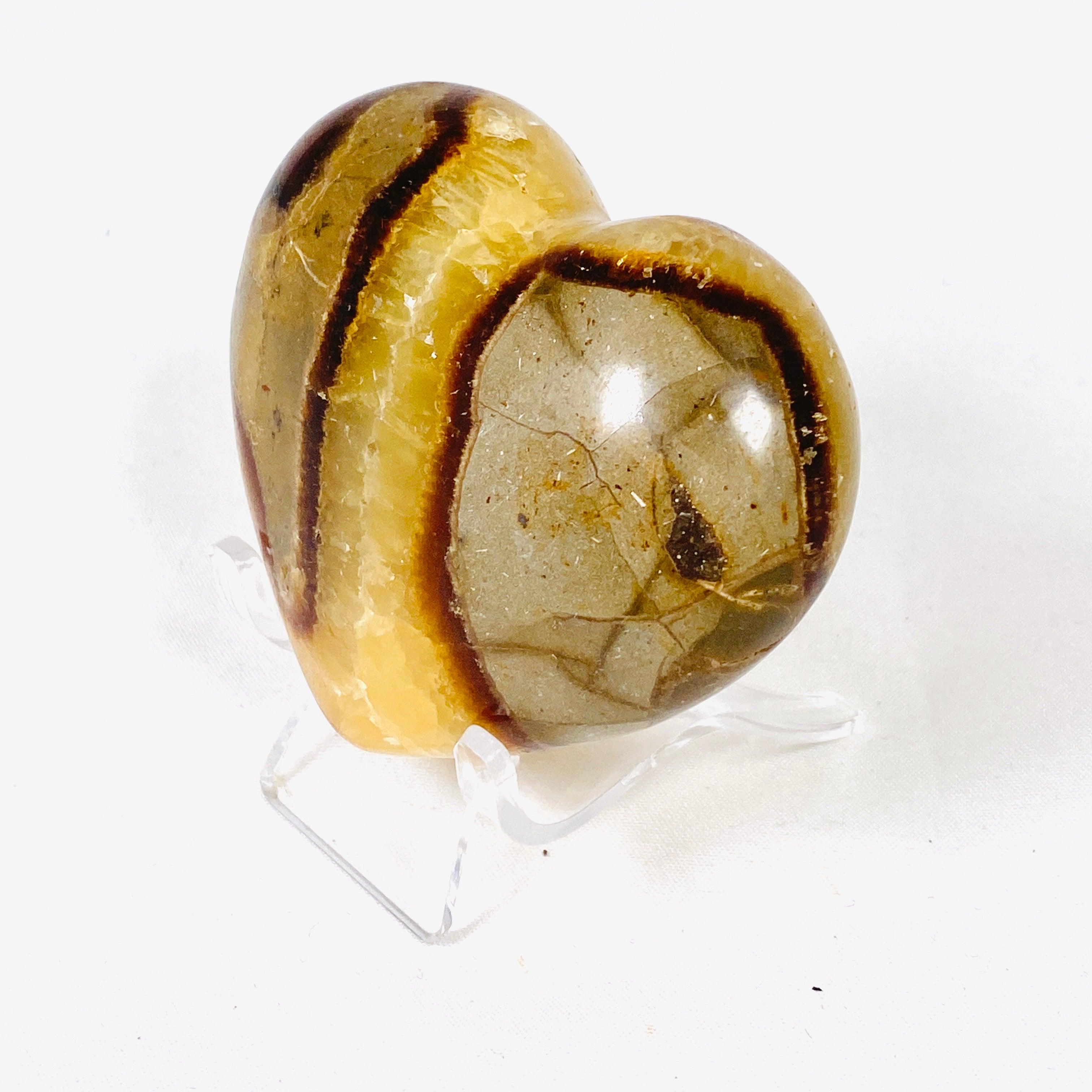 Septarian Jasper Heart SEJH 06 - Natural Stone Healing Crystal for Meditation, Chakra Balancing & Home Decor