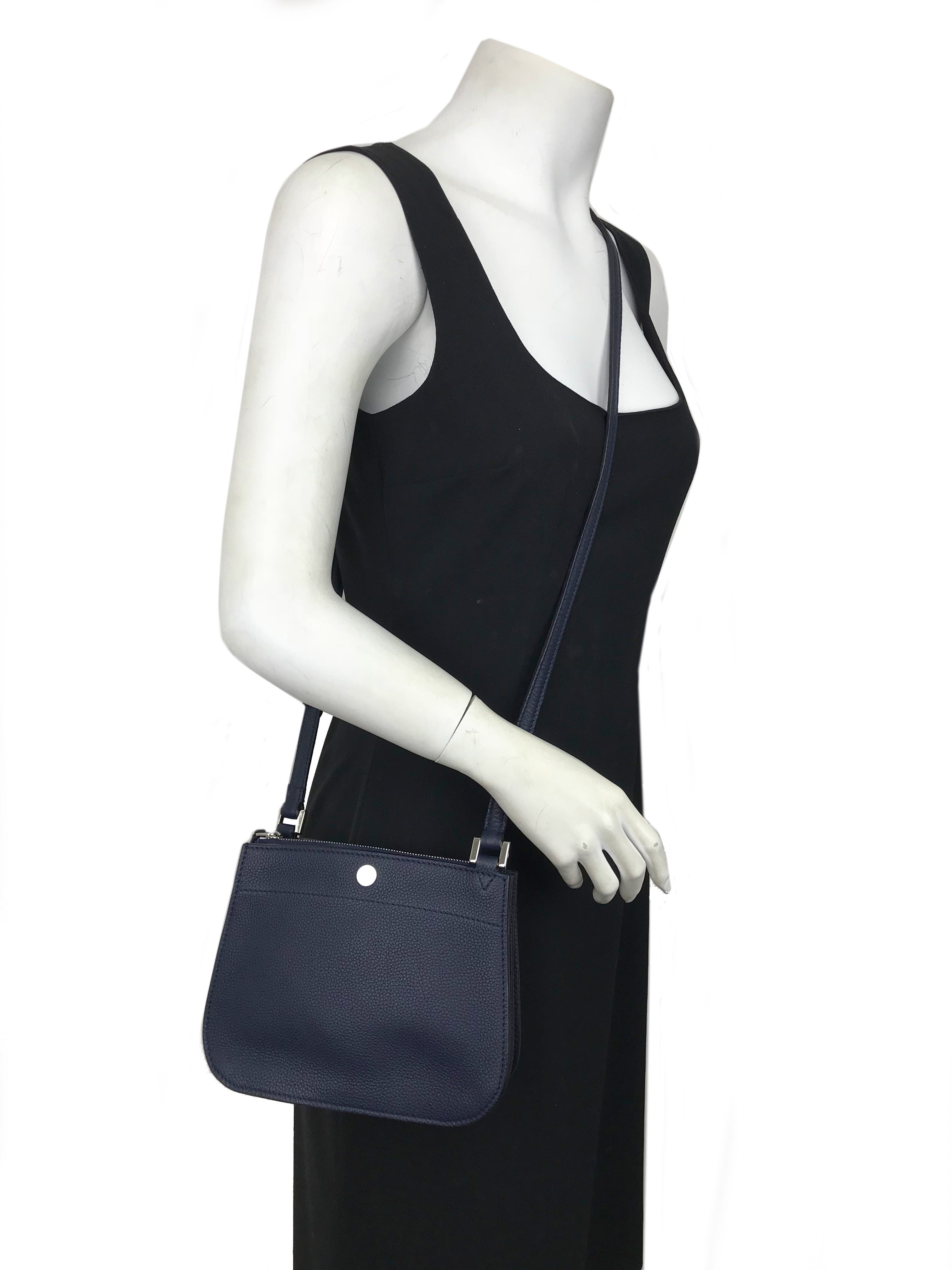 Loro Piana Milky Way Piccola Leather Crossbody Bag for Women - Luxury Italian Leather Handbag, Small Shoulder Purse with Adjustable Strap - Perfect for Daily Use, Travel & Special Occasions