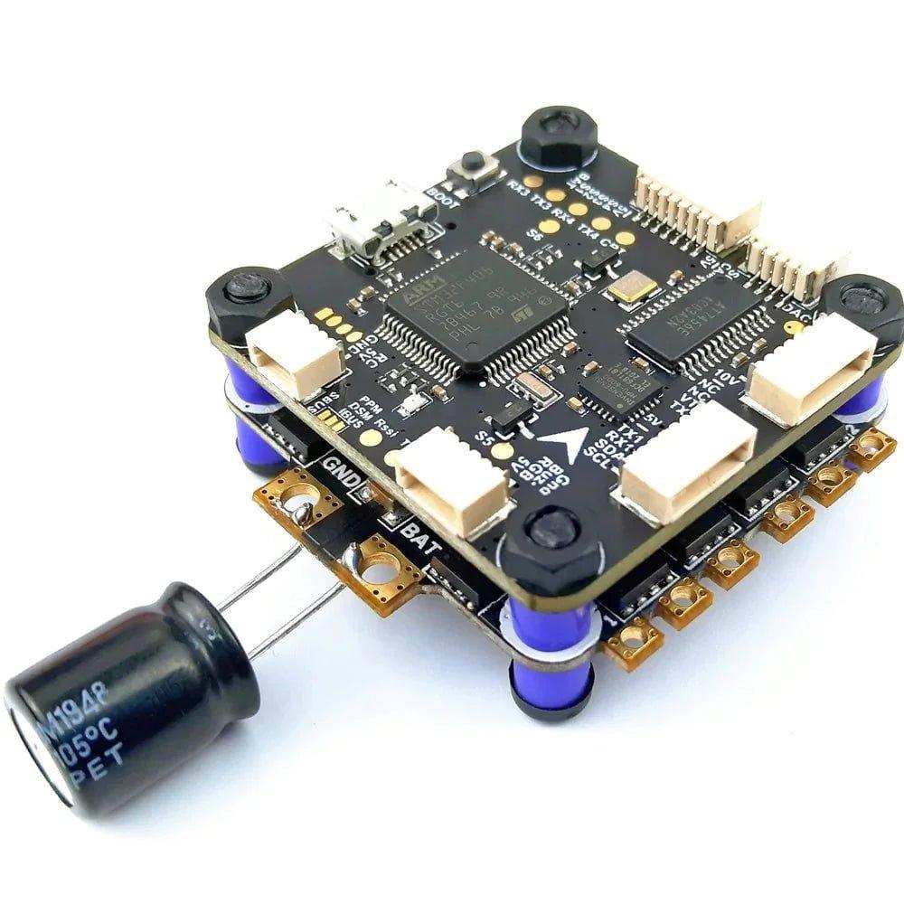 DarwinFPV F405 2-6S 30x30 Flight Controller & 50A 8Bit 4-in-1 ESC Combo Stack - Perfect for FPV Drone Builds and DIY Quadcopter Projects