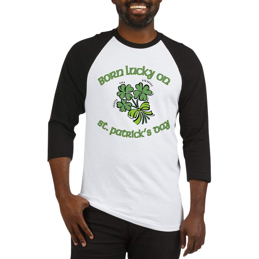 Born Lucky St. Patrick's Day Baseball Shirt - Funny Irish Pride Apparel for Men & Women - Perfect for Parades, Parties & Pub Crawls
