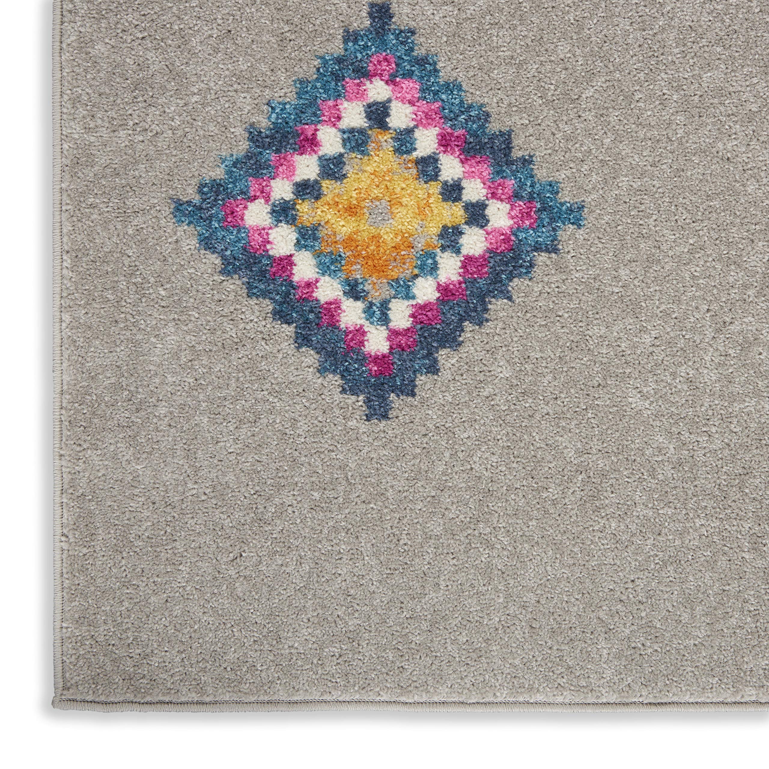 Nourison Passion Bohemian Grey/Multi 2'2