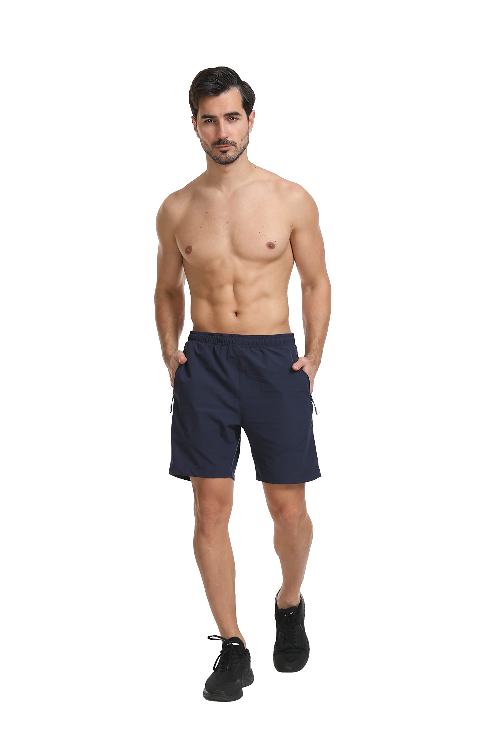 Tansozer Men's Gym Shorts - Lightweight, Quick Dry & Elastic Waistband Workout Shorts for Running, Training & Sports