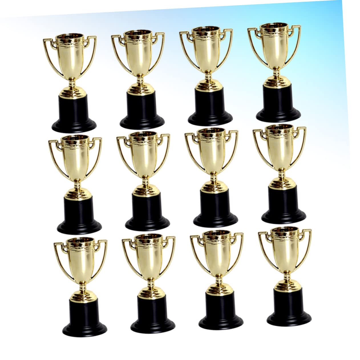 24 Pcs Mini Golden Toy Trophy Cups - Award Trophies for Kids Party Favors, Classroom Rewards & Sports Celebration Prizes | Perfect for Birthday Parties, School Events & Game Night