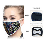 BODICO Washable Modern Art Face Mask - Reusable & Breathable Fabric for Daily Use, Travel, and Outdoor Activities