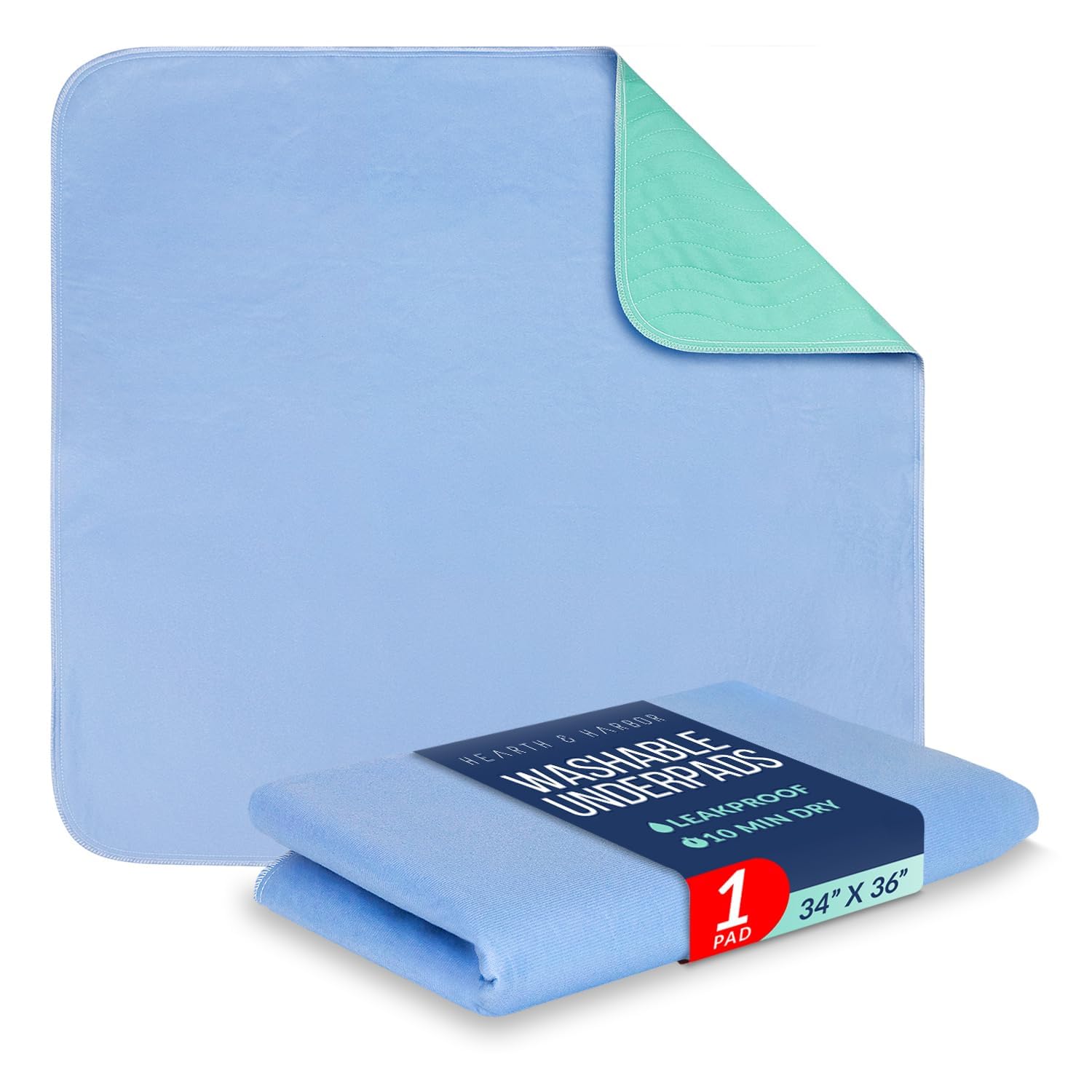Hearth & Harbor Washable Waterproof Incontinence Bed Pads 34
