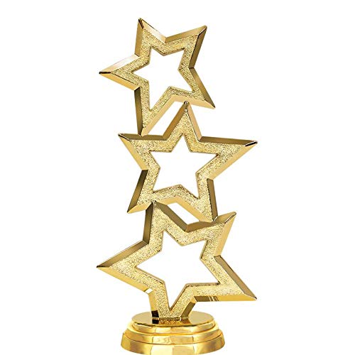 Custom Engraved Gold Star Trophies - 6