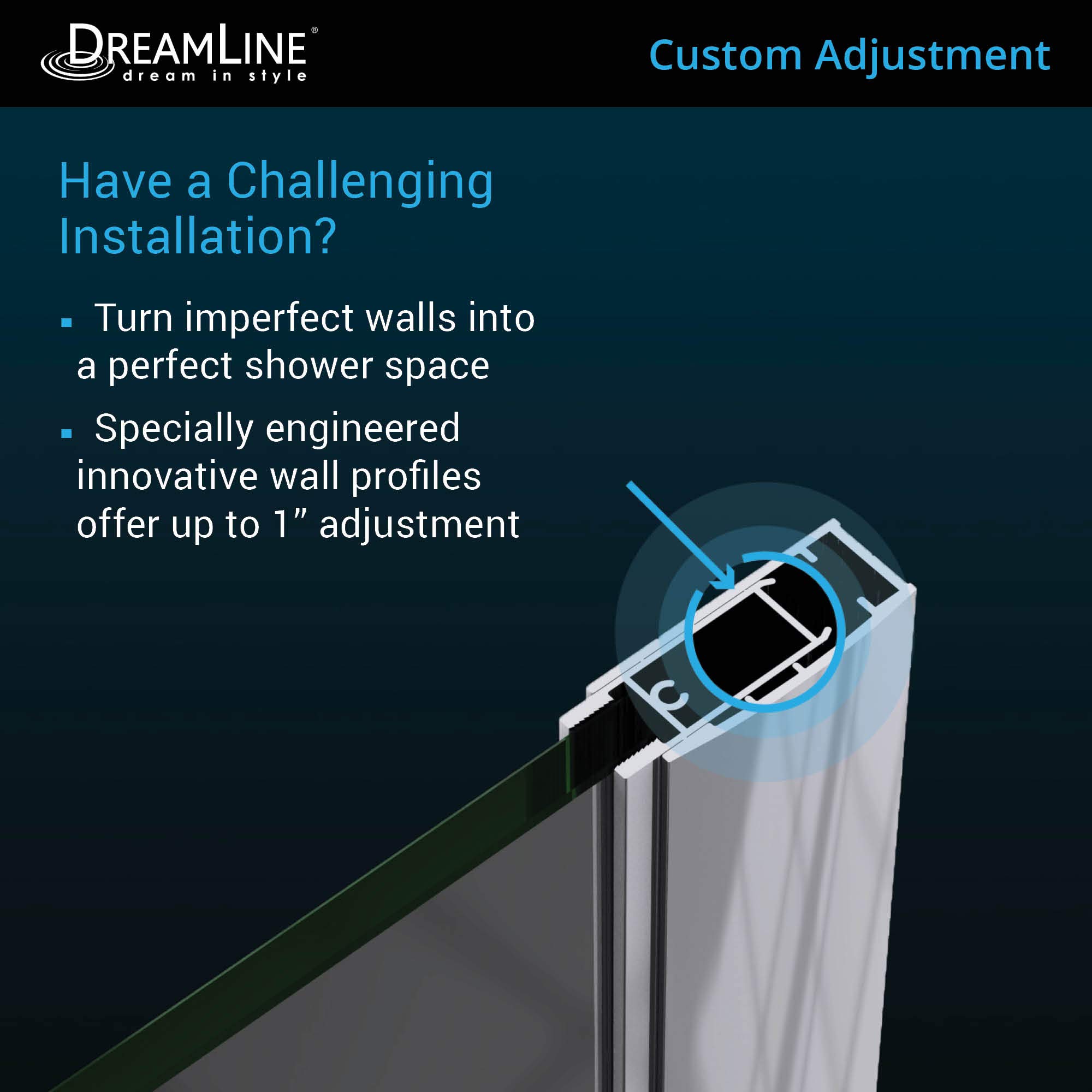 DreamLine Unidoor 46-47 Inch W x 72 Inch H Frameless Hinged Shower Door with Shelves in Oil Rubbed Bronze - Modern Bathroom Upgrade for Luxurious Shower Experience