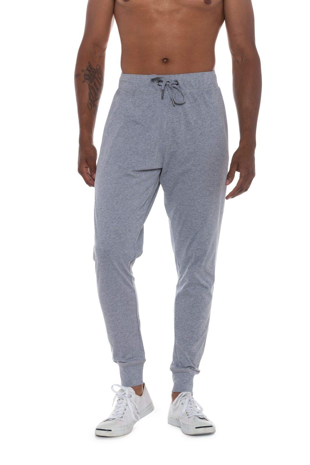Ably Apparel Jason Men's Jersey Lounge Pants - Waterproof, Stain & Odor Resistant Comfort Pants for Relaxing at Home, Travel & Gym Workouts