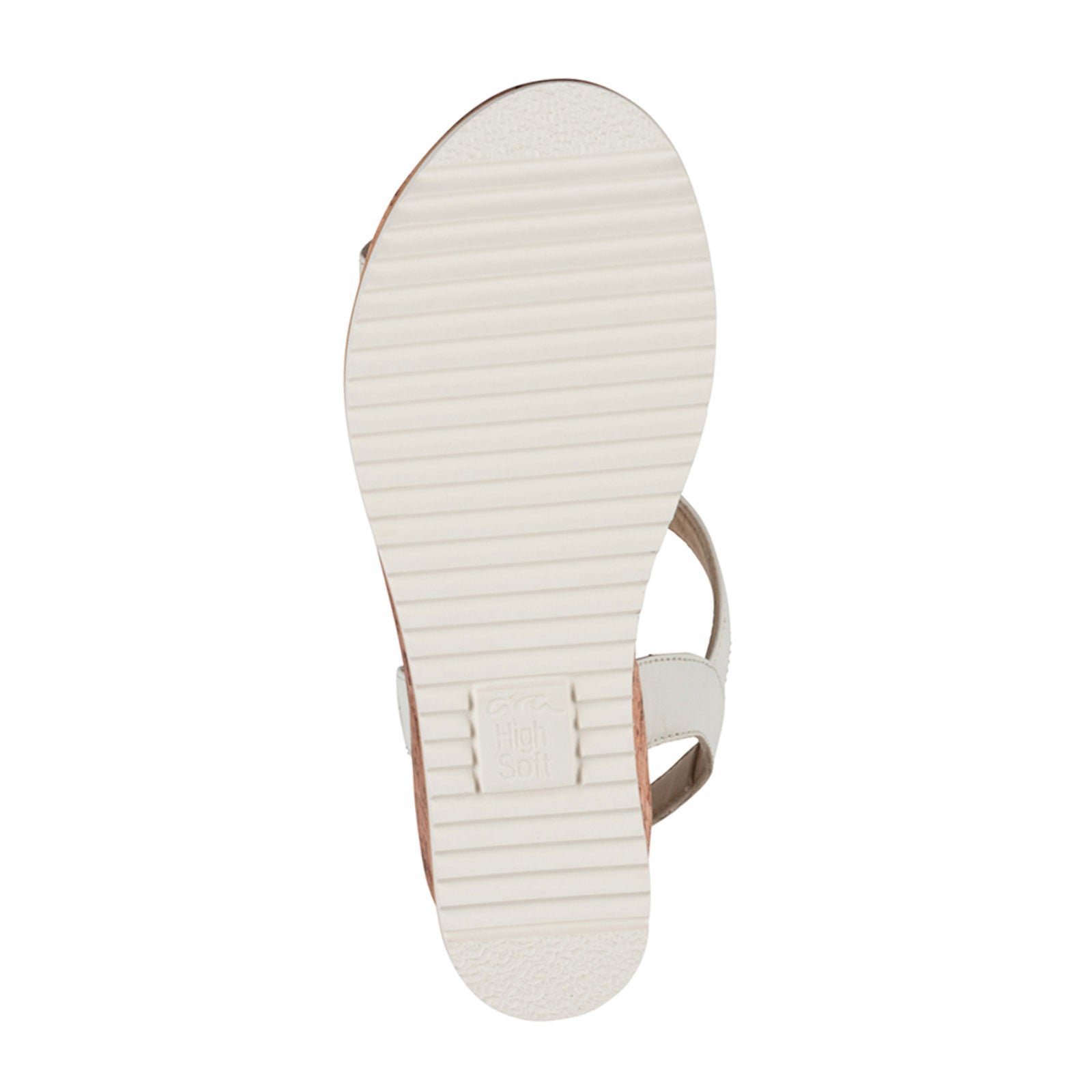 Ara Palmdale Women's White Nappa Leather Wedge Sandals - Comfortable Summer Casual Shoes for Beach, Vacation & Everyday Wear