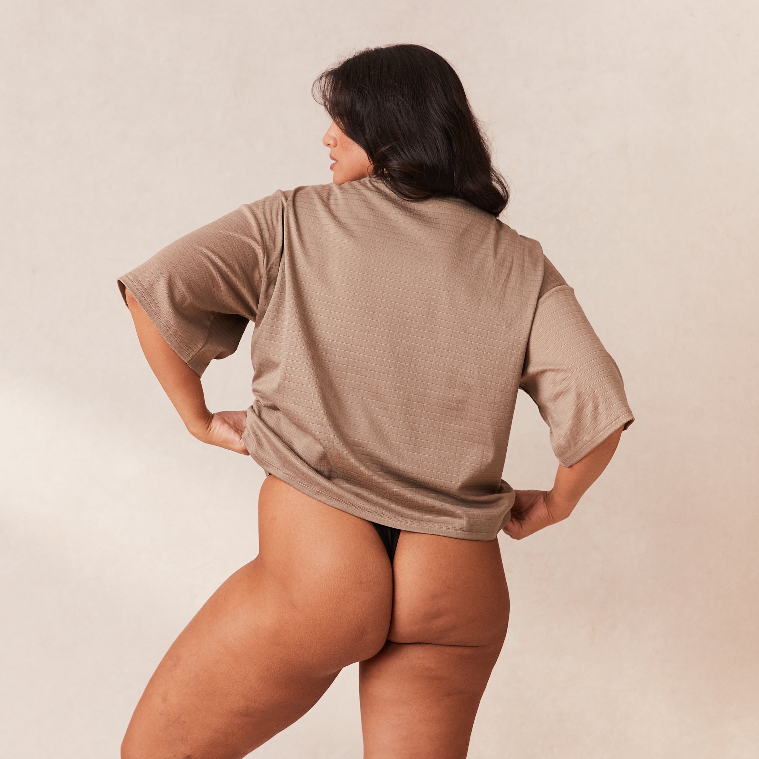 Cozy Classic Fleece Oversized Pajama Tee for Women - Soft & Warm Sleepwear - Perfect for Lounging, Relaxing & Cold Nights