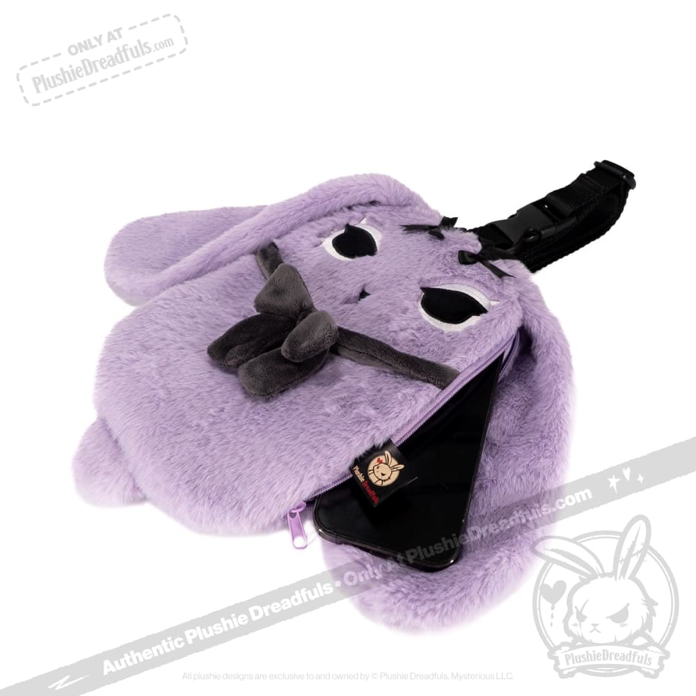 Goth Rabbit Crossbody Bag - Plushie Dreadfuls Cute Gothic Purse for Women | Perfect for Halloween, Cosplay & Alternative Fashion