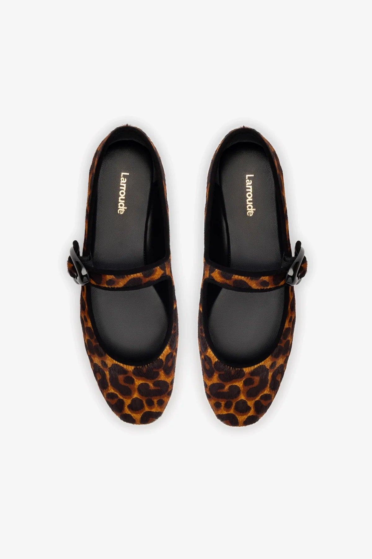 Verona Leopard Print Calf Hair Ballet Flats - Women's Comfortable Slip-On Shoes for Work, Office & Casual Outfits
