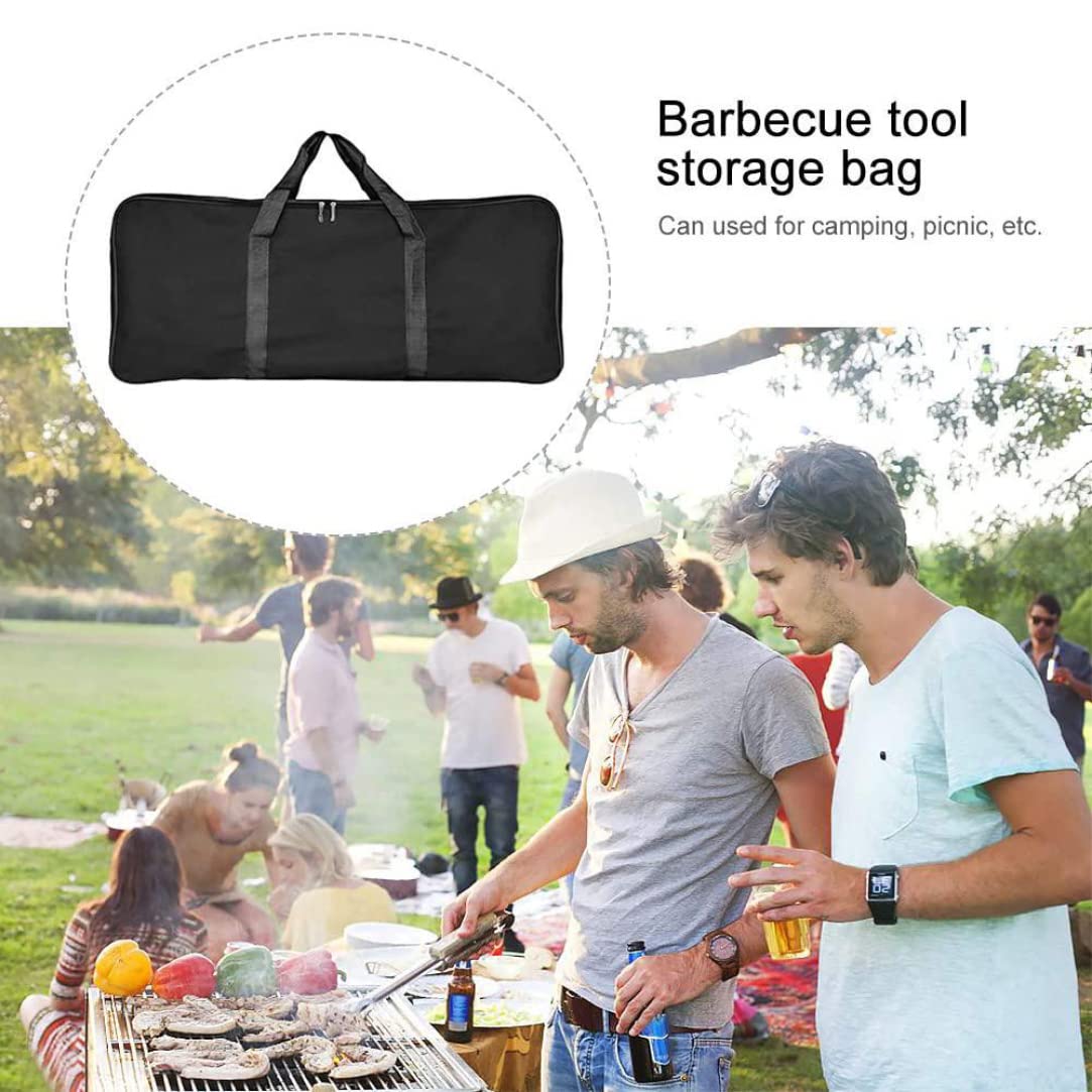 **Portable Waterproof Oxford Fabric BBQ Grill Tools Storage Bag - Camping, Car Travel & Outdoor Cooking Accessories**