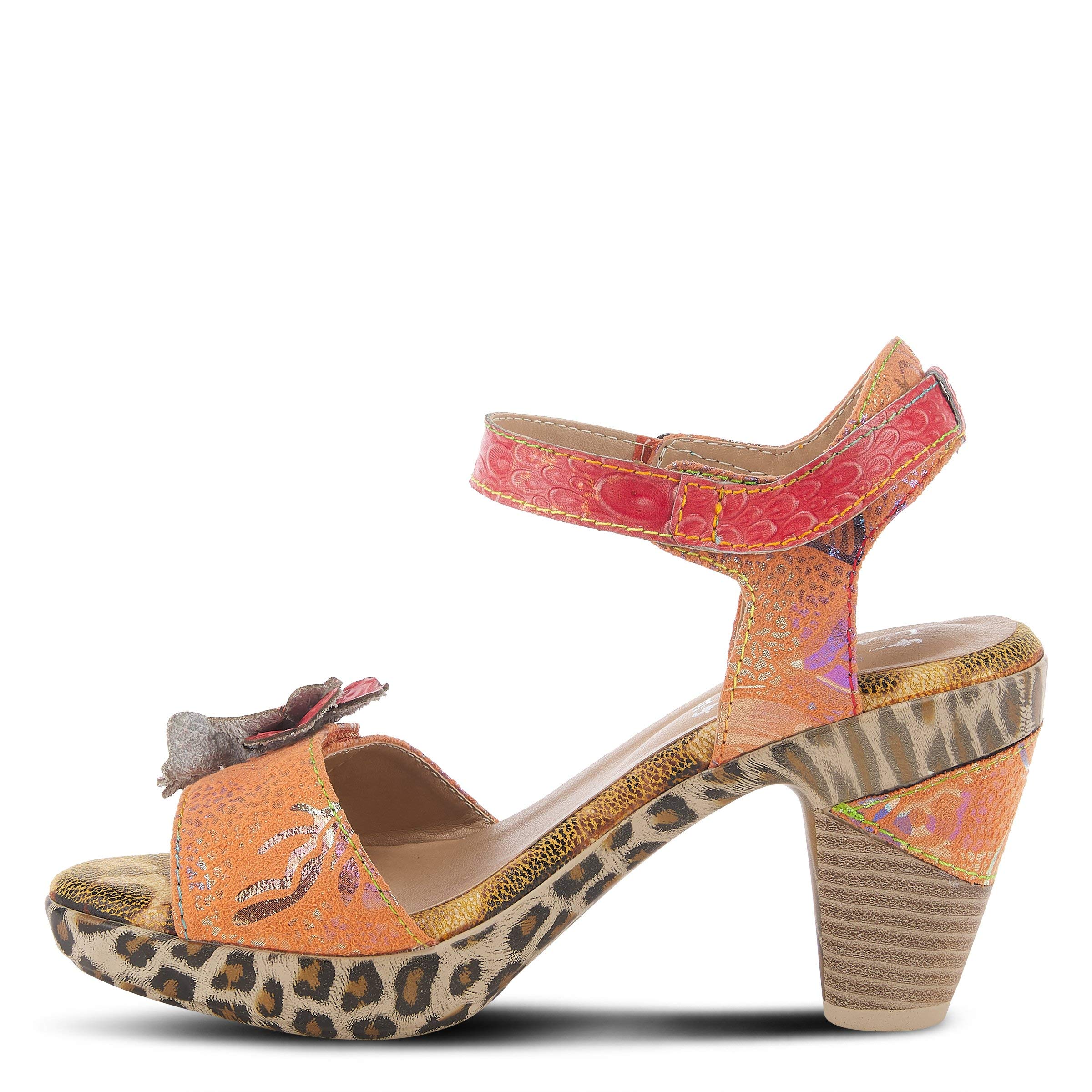 Spring Step L'Artiste Women's Wildcat Comfortable Leather Sandals with Arch Support - Perfect for Summer, Beach, and Casual Outings