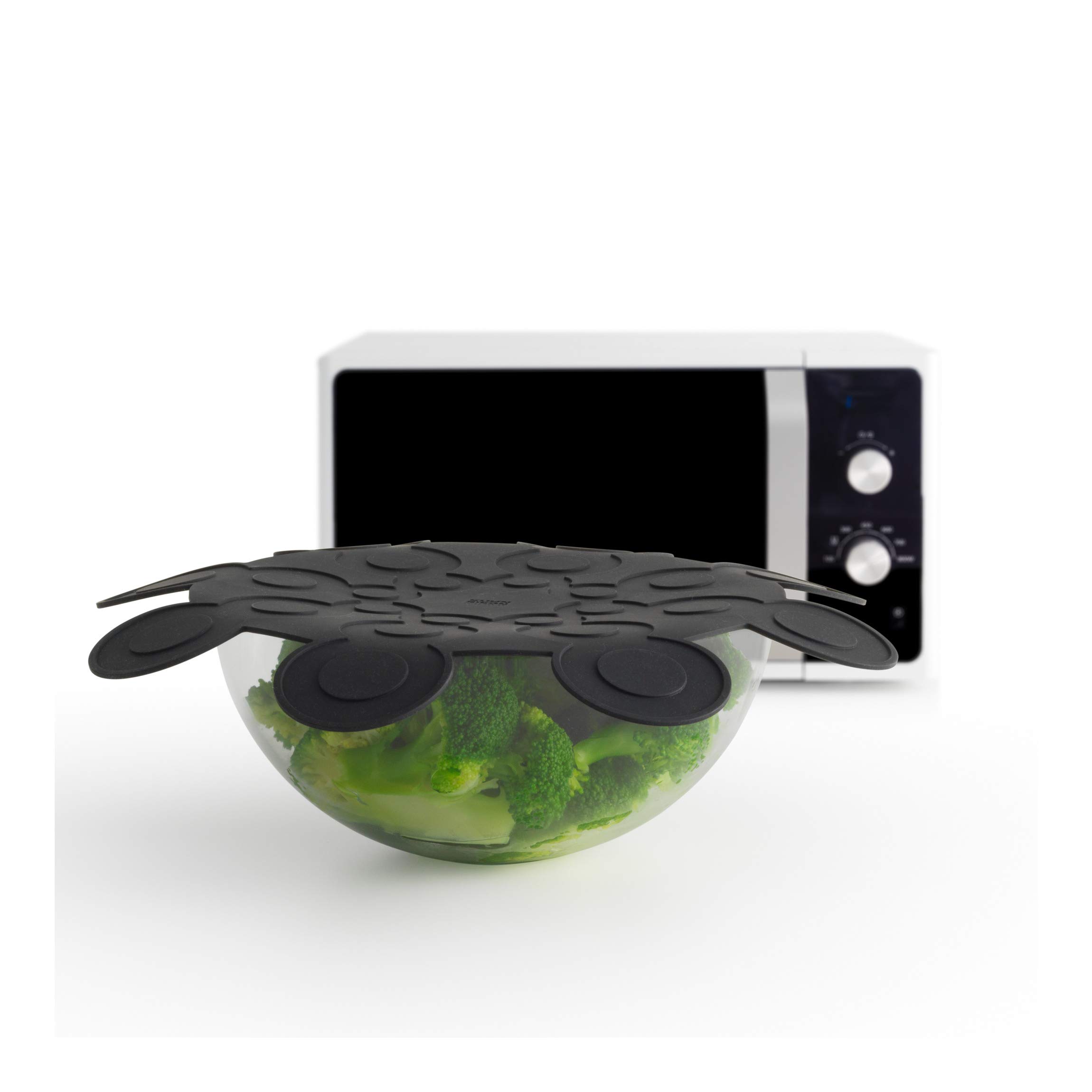 Kuhn Rikon Non-Slip Pot and Pan Protector Set - Black Silicone Kitchen Drawer Liners for Cookware Storage & Organization - Perfect for Pots, Pans & Baking Sheets Protection