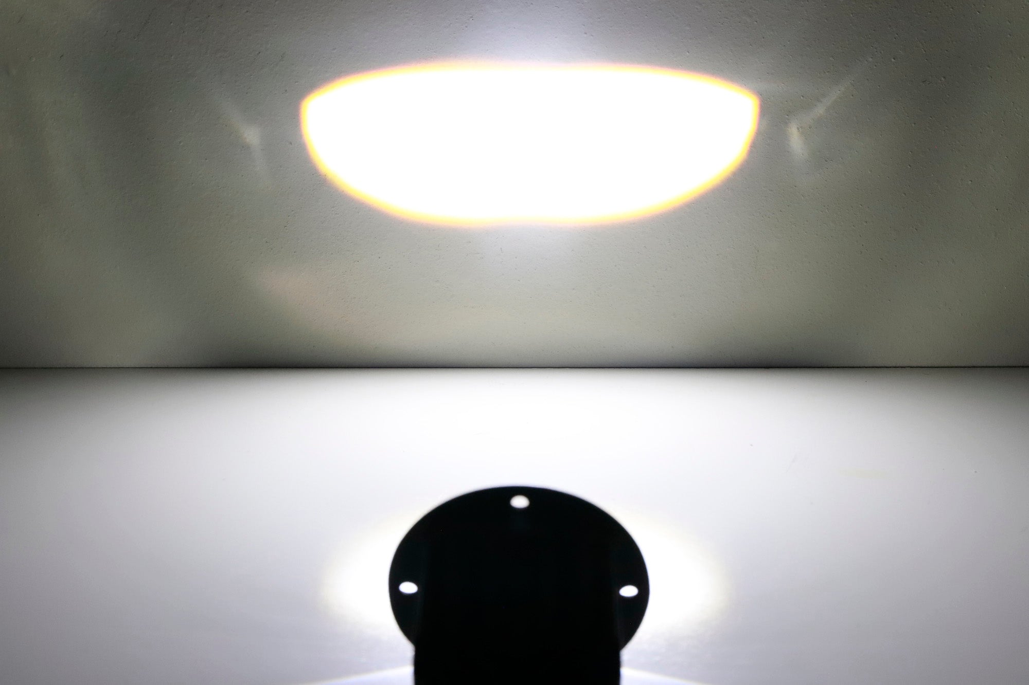 20W White/Yellow 3 Round LED Pod Light Kit - Off Road Flush Mount Projector Lights for Trucks, ATVs, UTVs & Jeeps - Waterproof Fog Lights for Night Driving, Camping & Outdoor Adventures