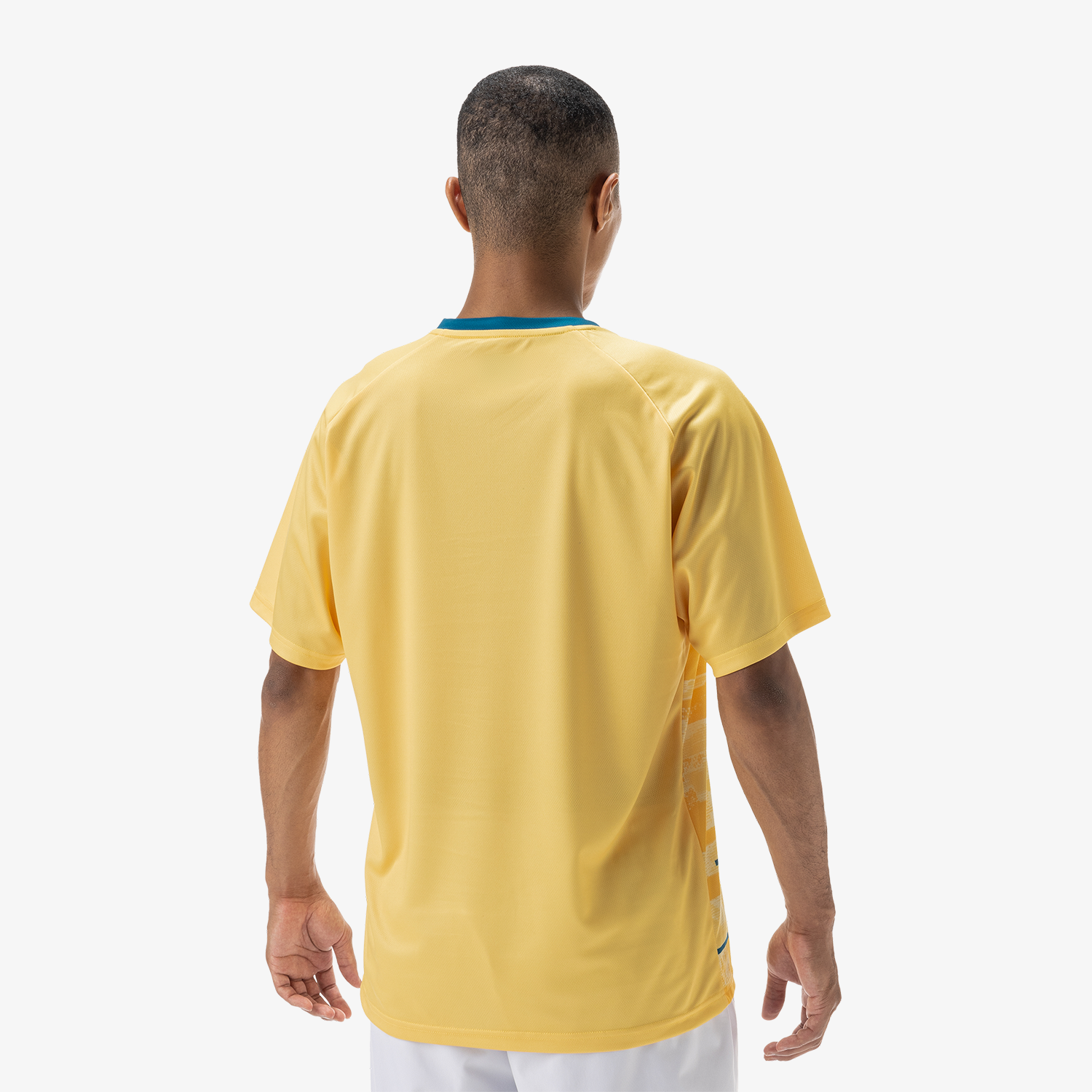 Yonex YM0034 Men's Crew Neck T-Shirt - Soft Yellow | Breathable & Comfortable for Sports & Casual Wear