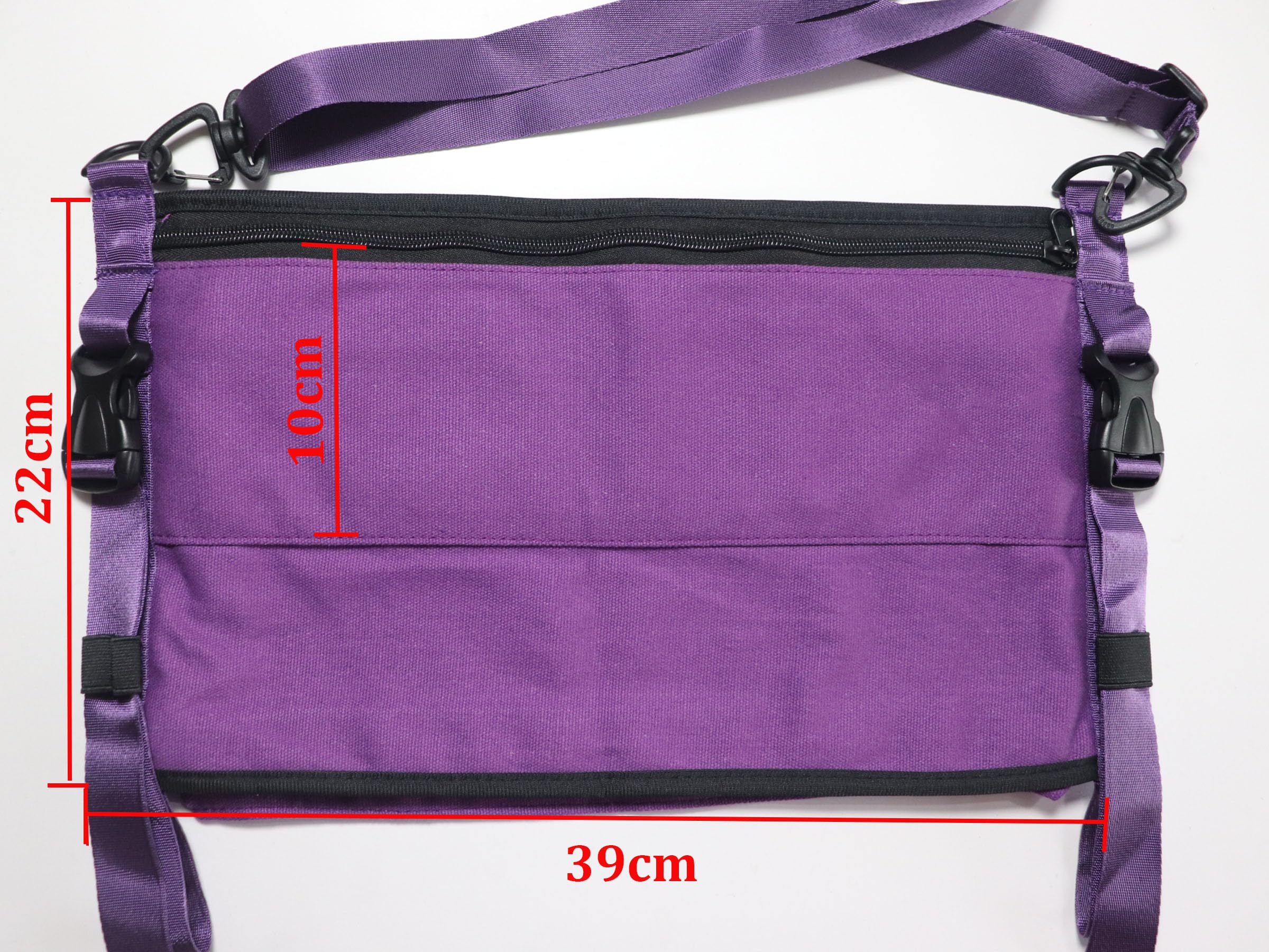 Premium Yoga Mat Carrier Strap with Shoulder Bag - Large Zippered Compartment for Secure Storage | Perfect for Yoga, Pilates, Gym & Travel Accessories