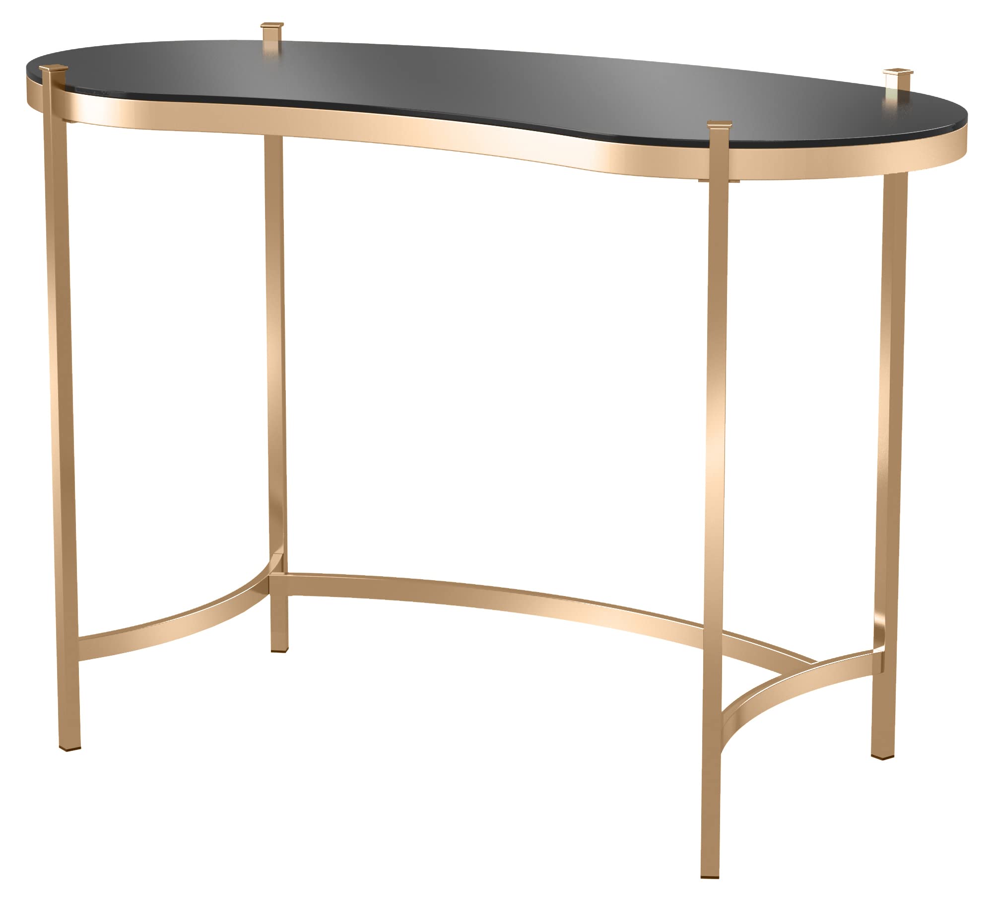 Modern Computer Desk & Sofa Table - Black Console Table for Living Room, Hallway, or Office - Perfect for Work, Snacks, and Home Decor
