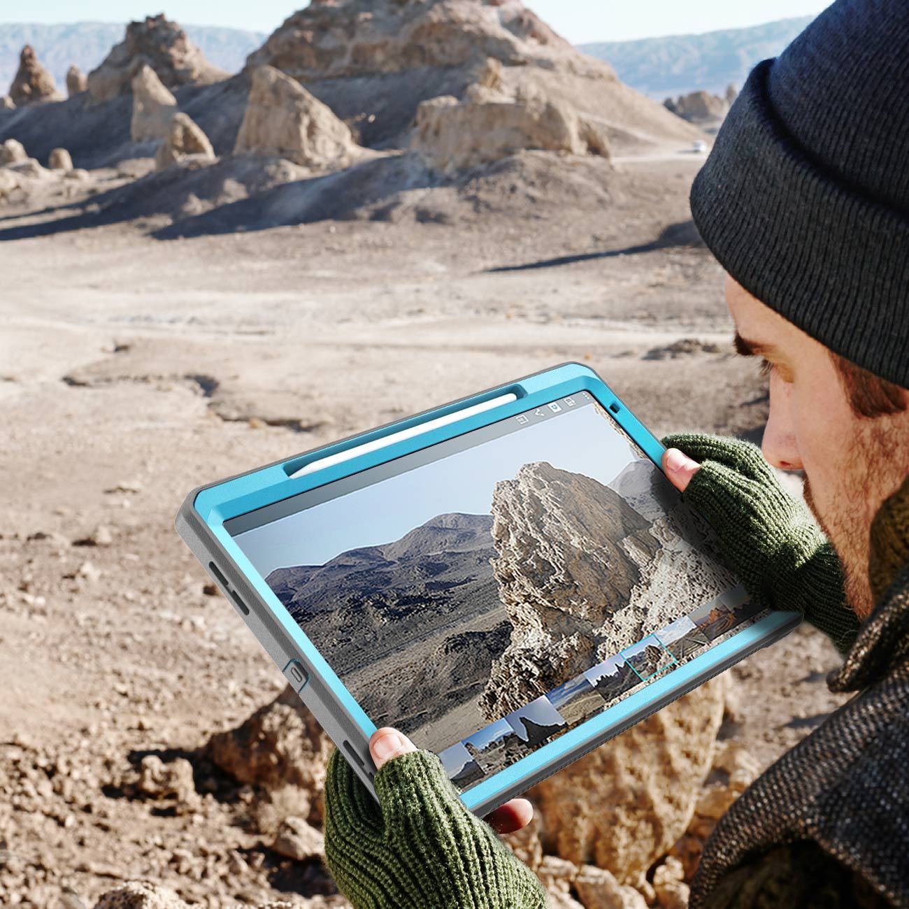 iPad Pro 12.9 inch (2018) Case - Unicorn Beetle Pro Rugged Full Body Protective Cover with Apple Pencil Holder | Shockproof, Drop Protection for iPad Pro 3rd Gen | Perfect for Travel, Work & Outdoor Use