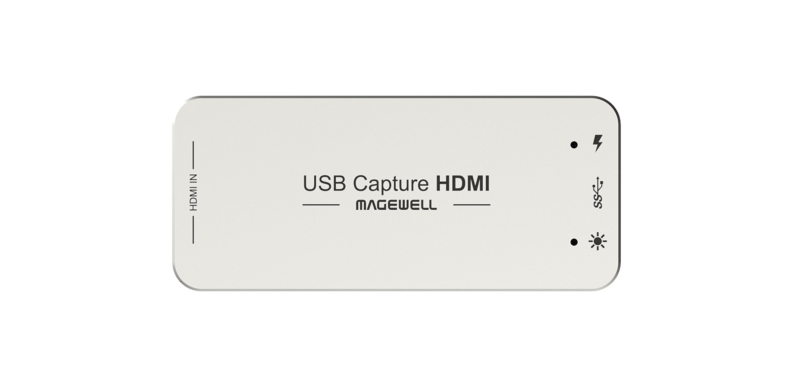 Magewell USB Capture HDMI Gen 2 - 4K HDMI Video Capture Device for Live Streaming, Gaming & Video Conferencing | Compatible with Windows, Mac & Linux | Perfect for Content Creators, YouTubers & Remote Work