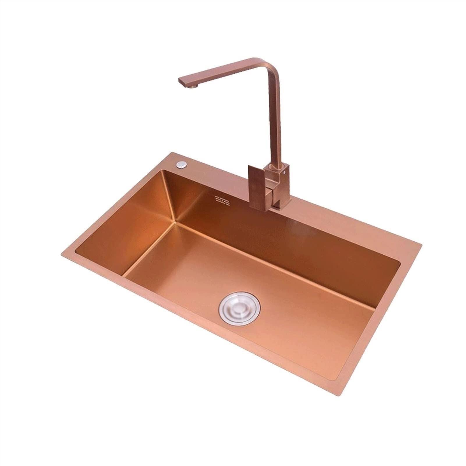 Premium 304 Stainless Steel Single Bowl Kitchen & Bar Sink - Workstation, Bathroom & Dining Room Sink Set (684521cm) - Durable & Stylish for Modern Homes, Restaurants & Commercial Use