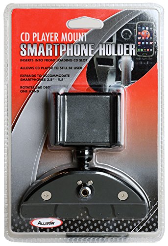 Allison 95-0474 Universal CD Slot Car Phone Mount Holder - Hands-Free for Safe Driving & Easy Access to GPS & Music